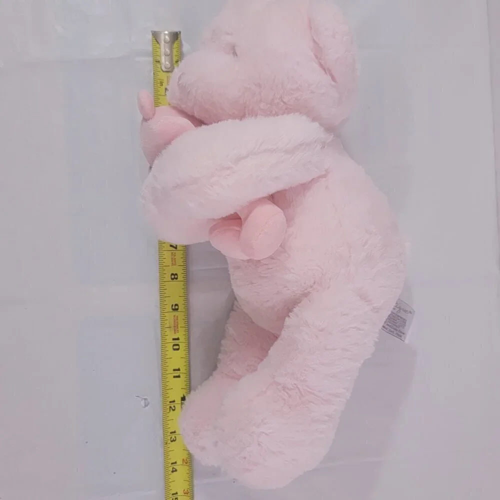 Evergreen B. Boutique Pink Momma Bear and Baby Bear Stuffed Animal Set